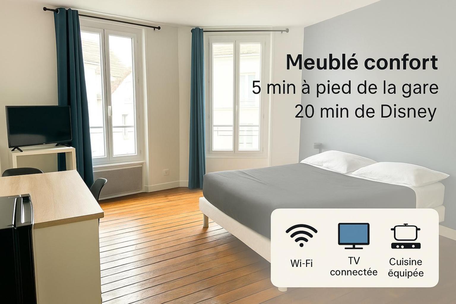 Appartement Maciet 4- Centre Ville Meaux-Gare-Disney Exterior photo